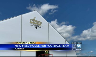 Amory High School using temporary facilities to house sports