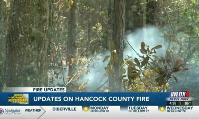 UPDATE: I-10 in Hancock County open, but fire threatens nearby residential area