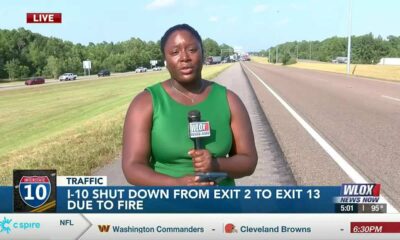 HAPPENING FRIDAY: I-10 shut down in Hancock County due to fire