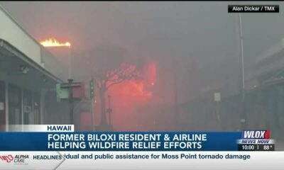Biloxi native using airline service to help Hawaii wildfire relief efforts