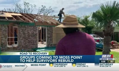 Volunteer groups come to Moss Point to help survivors rebuild