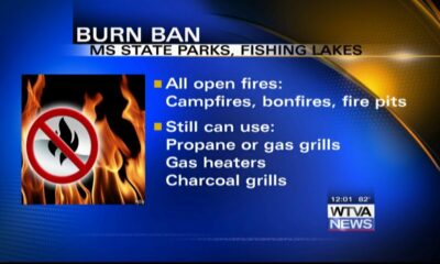 Burn ban in effect for all Mississippi state parks and fishing lakes