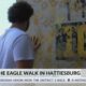 USM students paint Eagle Walk Drive