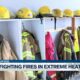 Fighting fires in extreme heat
