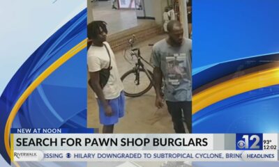Two wanted for burglarizing Pearl pawn shop