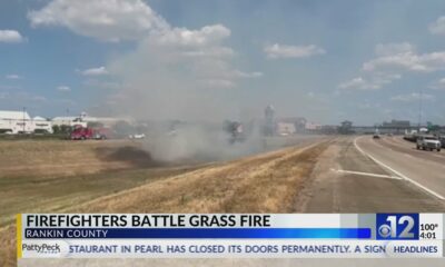 Firefighters respond to grass fire in Rankin County