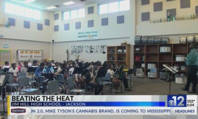 Jim Hill band practices inside due to heat