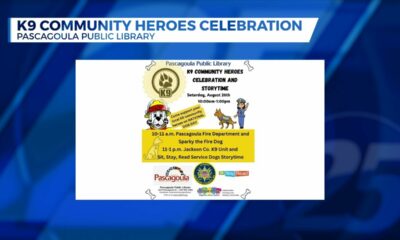 Pascagoula Public Library holding K9 Community Heroes Celebration