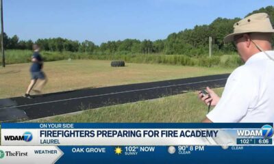 Firefighters preparing to fire academy