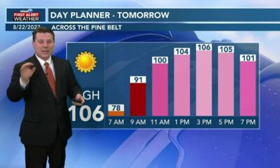Patrick's Tuesday PM Forecast 8/22