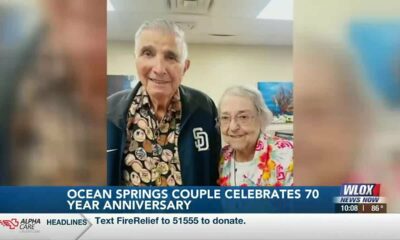 Ocean Springs couple celebrates 70 years of wedded bliss