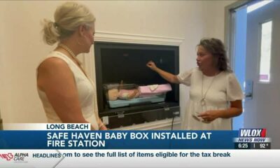 Long Beach safe haven box installed