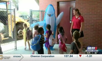 Students learn how to swim in Biloxi