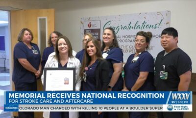 Memorial Hospital receives national recognition for stroke care and aftercare