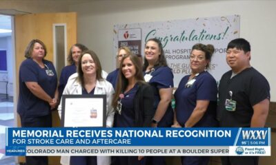Memorial Hospital receives national recognition for stroke care and aftercare