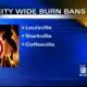 Louisville joins in issuing burn ban