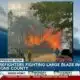 Firefighters working to put out woods fire in Stone County