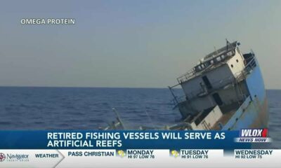Retired fishing vessels will serve as artificial reefs