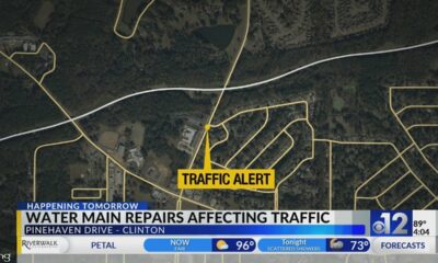 Pinehaven Drive water main repair begins Tuesday in Clinton