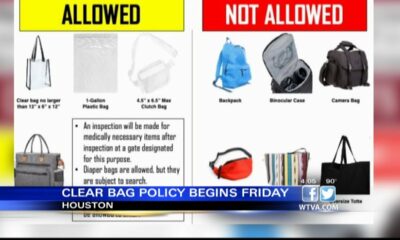 Houston High School implements clear bag policy for football games
