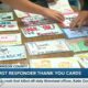 Coast schools create thank you cards for first responders