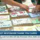 Coast schools create thank you cards for first responders