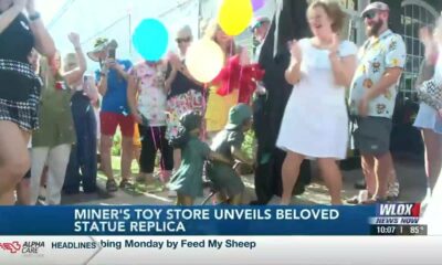 Miner’s Doll & Toy Store unveils beloved statue replica