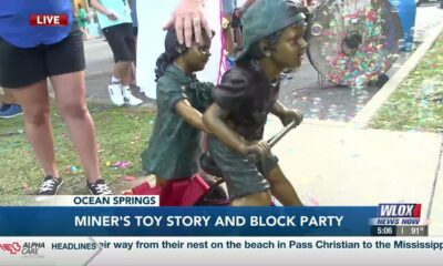 HAPPENING NOW: Miner's Toy Store Block Party and Statue Rededication
