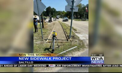 Saltillo starts new sidewalk project