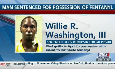 Pascagoula man sentenced for possession, intent to distribute fentanyl