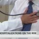 COVID-19 hospitalizations on the rise