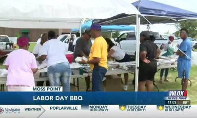 LIVE: Labor Day BBQ feeds the Moss Point community