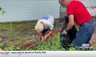 Rotary Club of Moss Points helps preserve and protect vegetation at Sawmill Landing Park