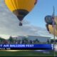Hot air balloons fill the sky over Tupelo for Labor Day weekend