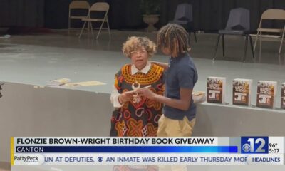 Flonzie Brown-Wright holds birthday book giveaway in Canton