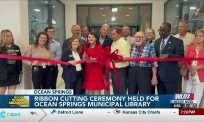 Ribbon cutting ceremony held for reopening of Ocean Springs Municipal Library