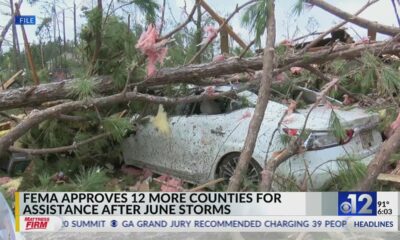FEMA approves 12 Mississippi counties for assistance after June storms