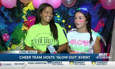 Long Beach High Cheer Team hosts Glow Out event