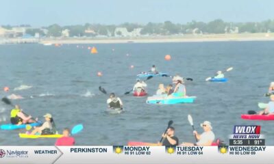 More than 100 swimmers compete in 4th annual Swim Across the Bay