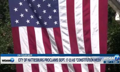 City of Hattiesburg, DAR Constitution proclamation