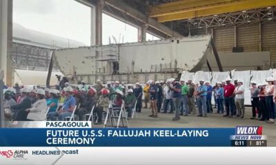Ingalls Shipbuilding celebrates future U.S.S. Fallujah keel-laying ceremony