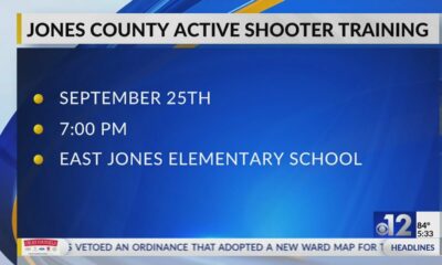 Jones County cadets to take part in active shooter training
