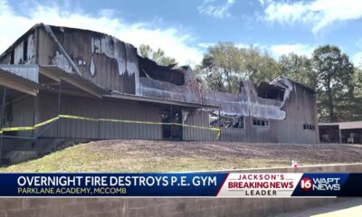 Parklane Academy PE gym burns