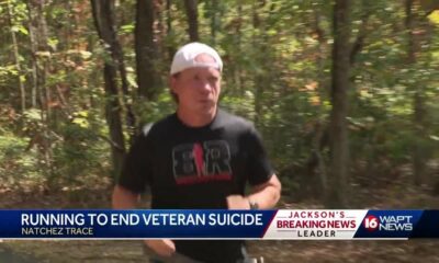 Vet running Natchez Trace for suicide awareness