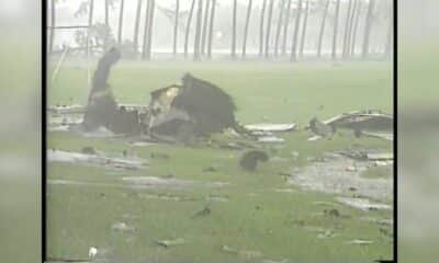 1998 Hurricane Georges peels roof off Hurricane Shelter at MGCCC