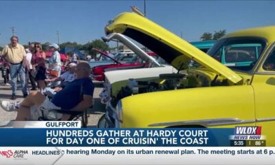 Hundreds of cars line Hardy Court for opening day of Cruisin’ the Coast