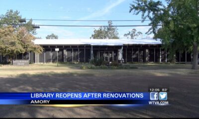 Amory Library reopens after spring tornado