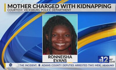 Woman charged with kidnapping two Vicksburg children