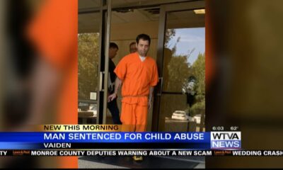 Vaiden man pleads guilty to felony child abuse