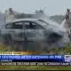 Car destroyed after catching on fire in Lowndes County